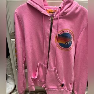 Pink Aviator Nation zip up hoodie!
